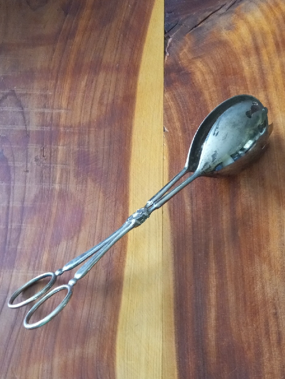Vintage Silver-plated Serving Tongs